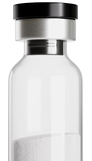 Clear vial